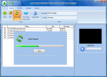 Free Convert All Music Audio Converter screenshot 2