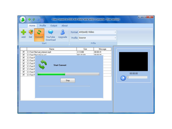 Free Convert to DIVX AVI WMV MP4 MPEG Converter screenshot