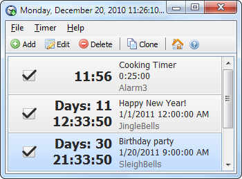 Free Countdown Timer screenshot