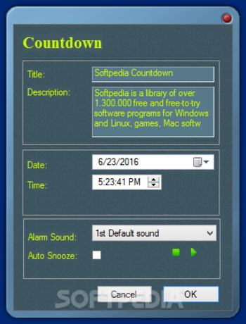 Free Countdown Timer screenshot 2