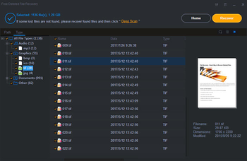Free Deleted File Recovery screenshot 3