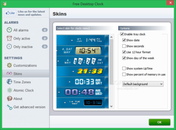 Free Desktop Clock screenshot 3
