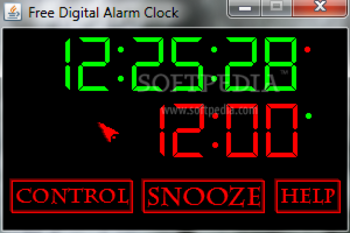 Free Digital Alarm Clock screenshot
