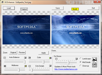 Free Digital Camera Enhancer screenshot