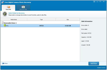 Free Digital Camera Photo Recovery screenshot 3