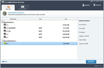 Free Digital Photo Recovery screenshot 4