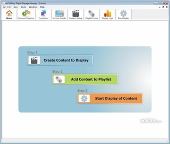 Free Digital Signage Manager screenshot 2