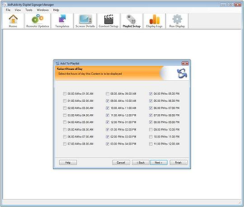 Free Digital Signage Manager Software screenshot 3