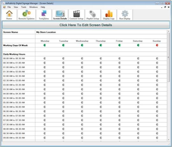 Free Digital Signage Manager Software screenshot 4