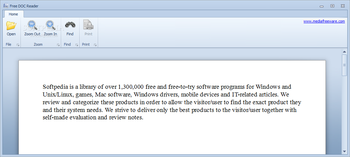 Free DOC Reader screenshot