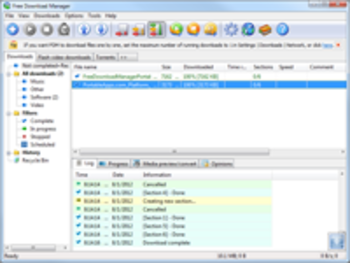 Free Download Manager Portable screenshot