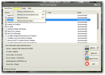 Free Driver Backup screenshot 2