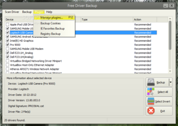 Free Driver Backup screenshot 3