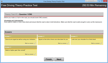 Free Driving Theory Practice Test screenshot 2
