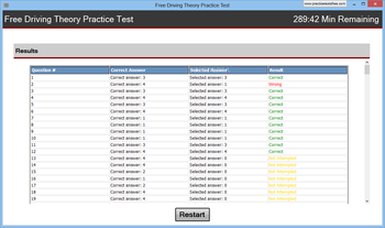 Free Driving Theory Practice Test screenshot 3