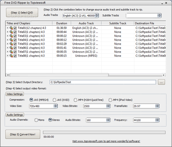 Free DVD Ripper by Topviewsoft screenshot