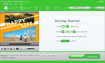 Free DVD to iPad Converter Pro screenshot 2