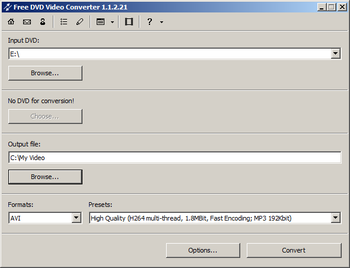 Free DVD Video Converter screenshot