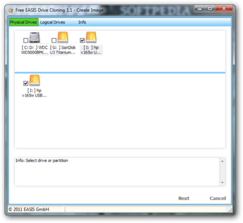 Free EASIS Drive Cloning screenshot 2