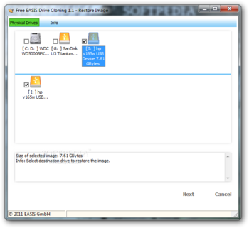 Free EASIS Drive Cloning screenshot 4