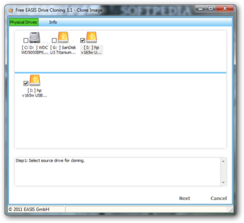 Free EASIS Drive Cloning screenshot 5