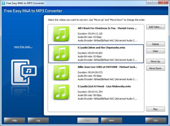 Free Easy M4A to MP3 Converter screenshot