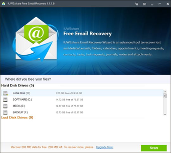 Free Email Recovery screenshot 2