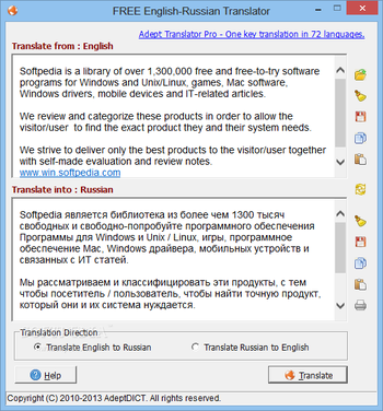 FREE English-Russian Translator screenshot