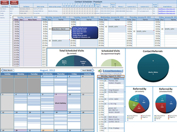 Free Excel Contact Appointment Scheduler with Reminder Emails screenshot 6