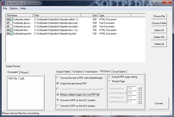 Free Excel / Xls to Pdf Converter screenshot 2