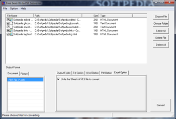 Free Excel / Xls to Pdf Converter screenshot 3