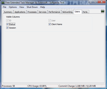 Free Extended Task Manager screenshot 13