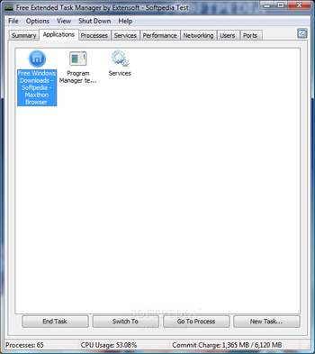 Free Extended Task Manager screenshot 2