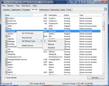 Free Extended Task Manager screenshot 4