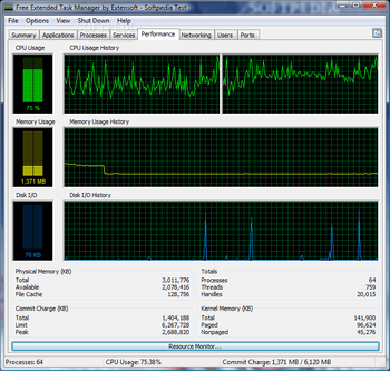 Free Extended Task Manager screenshot 5