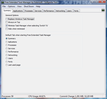 Free Extended Task Manager screenshot 8