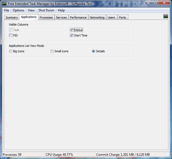 Free Extended Task Manager screenshot 9