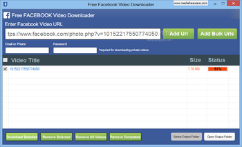 Free Facebook Video Downloader screenshot