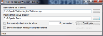 Free File Backup Watcher screenshot
