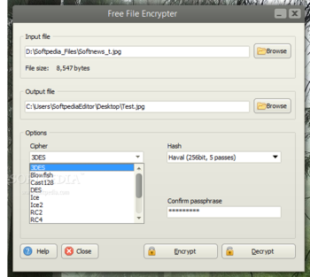 Free File Encrypter screenshot 2