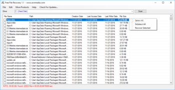 Free File Recovery screenshot