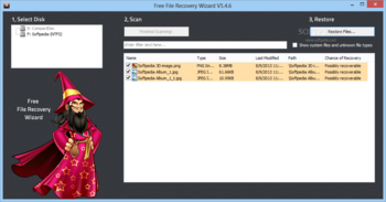 Free File Recovery Wizard screenshot