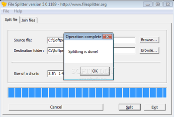Free File Splitter screenshot 2