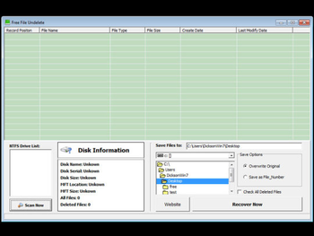 Free File Undelete screenshot