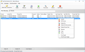 Free File Unlocker screenshot 2