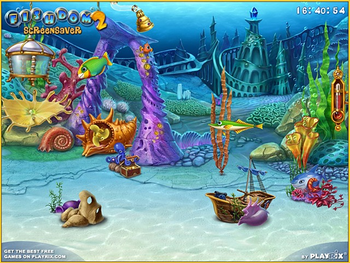 Free Fishdom 2 Screensaver by Playrix screenshot 2