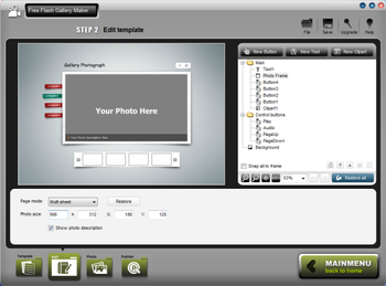 Free Flash Gallery Maker screenshot 4