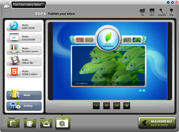 Free Flash Gallery Maker screenshot 5