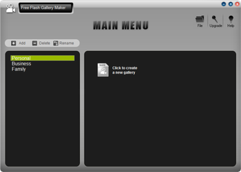 Free Flash Gallery Maker screenshot 6