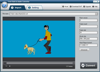 Free Flash to Audio Converter screenshot